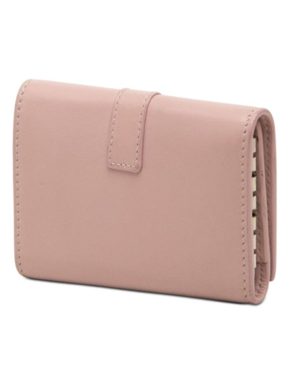Saint Laurent YSL Logo Case Pink Leather Card Holder - Picture 2 of 8
